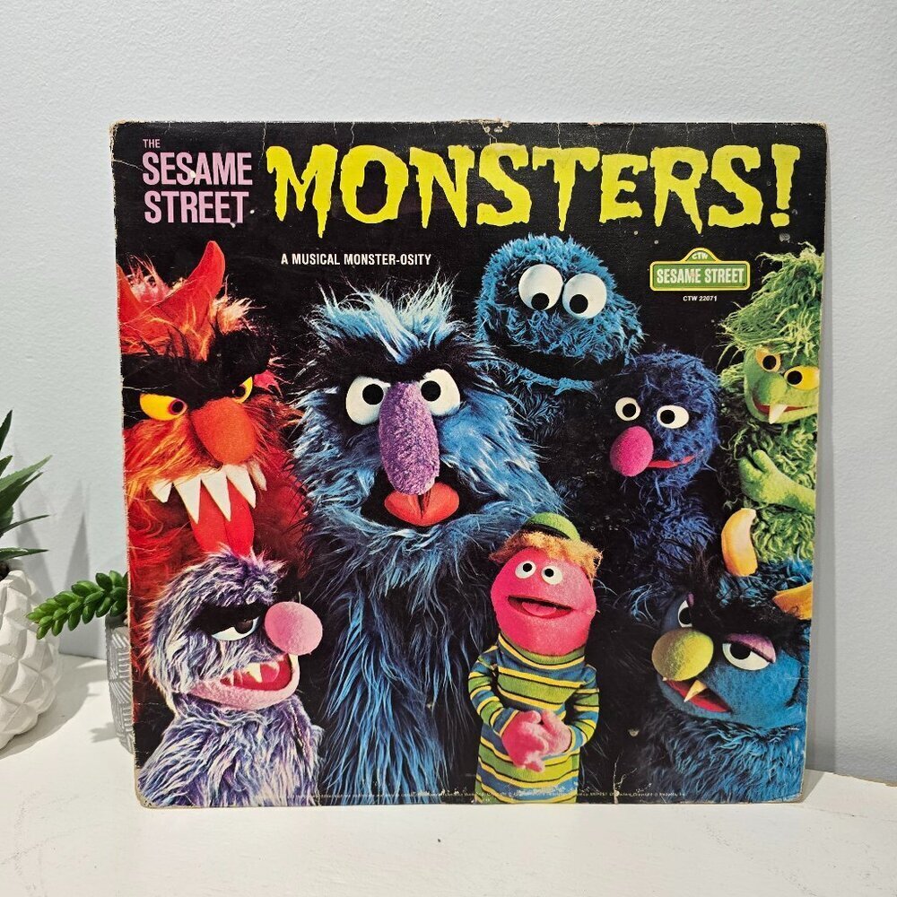 The Sesame Street Monsters! - A Musical Monster‑osity Vinyl Record, CTW, 1975​​​